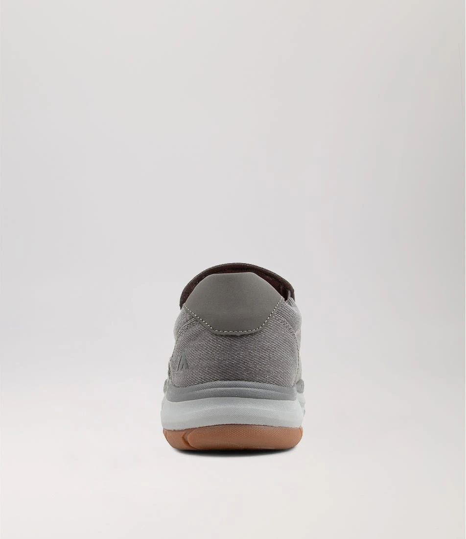 Zibo Grey Canvas Sneakers 5 Zibo Grey Canvas Sneakers - Image 3