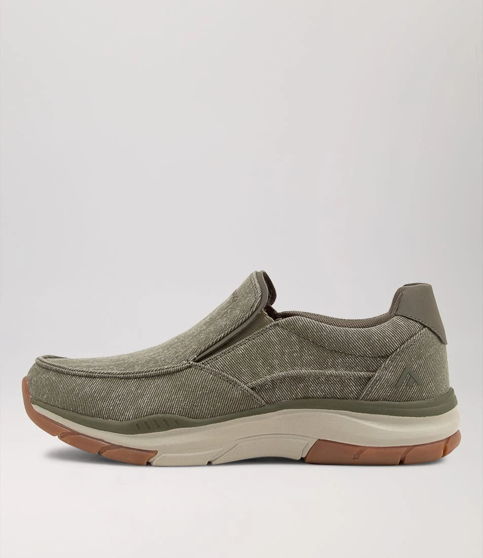 Zibo Khaki Canvas Sneakers 3 Zibo Khaki Canvas Sneakers