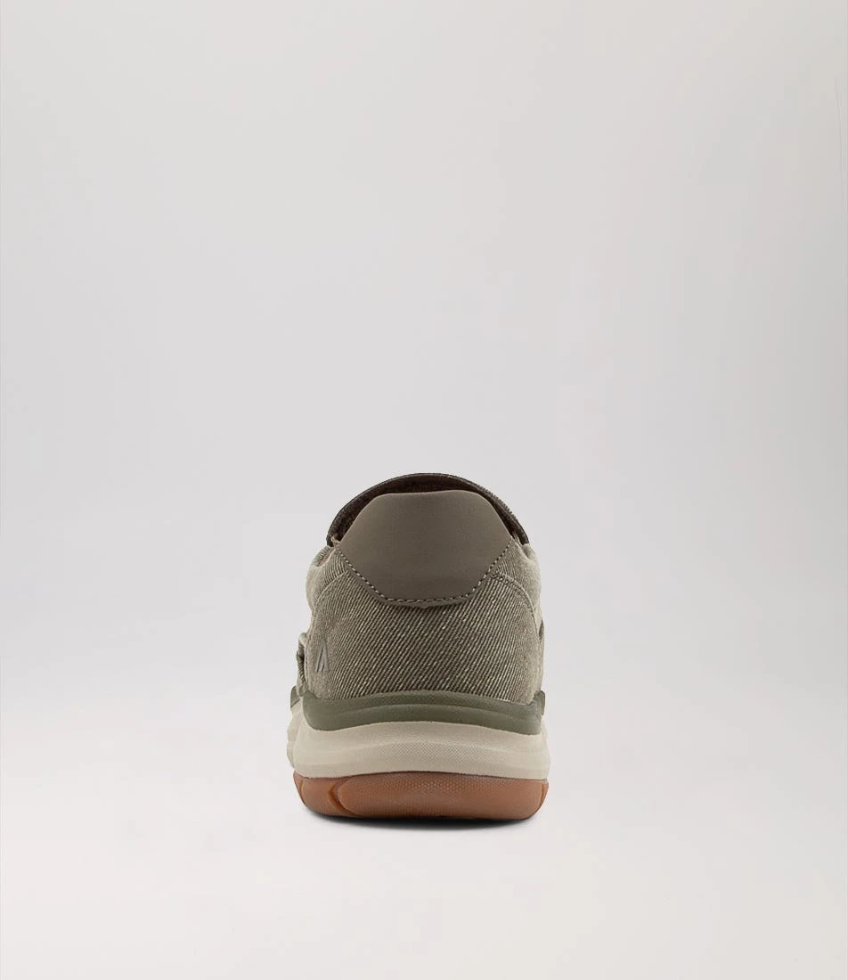 Zibo Khaki Canvas Sneakers 5 Zibo Khaki Canvas Sneakers - Image 3