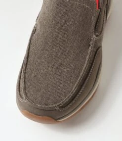 Zephyr Taupe Canvas Sneakers -Lynx Shoes Shop CF11686NGVCA 5