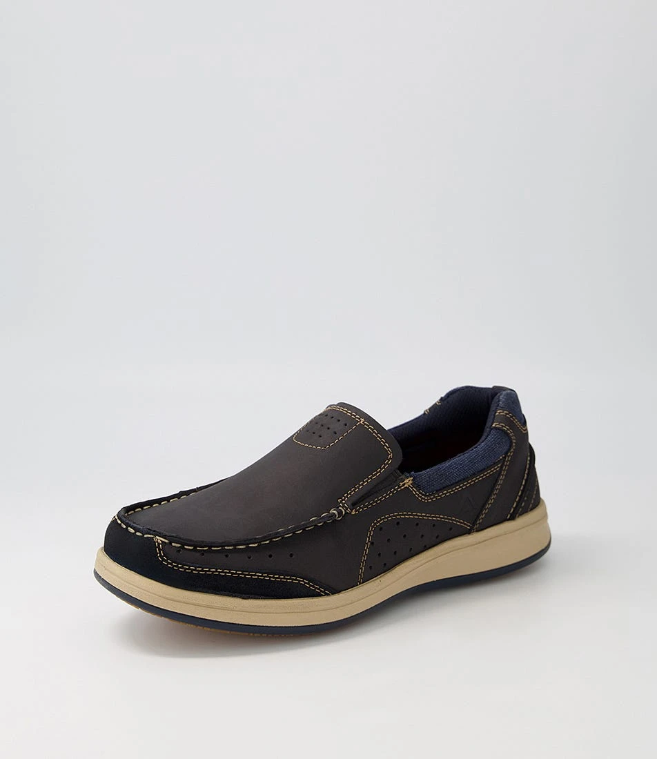 Cebu Navy Oil Nubuck Flat Shoes 4 Cebu Navy Oil Nubuck Flat Shoes - Image 2