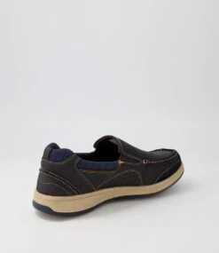 Cebu Navy Oil Nubuck Flat Shoes 9 Cebu Navy Oil Nubuck Flat Shoes -Lynx Shoes Shop CF11689DBY1T 4