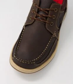 Coron Aztec Oil Nubuck Boat Shoes 10 Coron Aztec Oil Nubuck Boat Shoes -Lynx Shoes Shop CF11690ECK1T 5