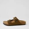 Karra Tobacco Oil Suede Slides -Lynx Shoes Shop CF11691E75RS 2