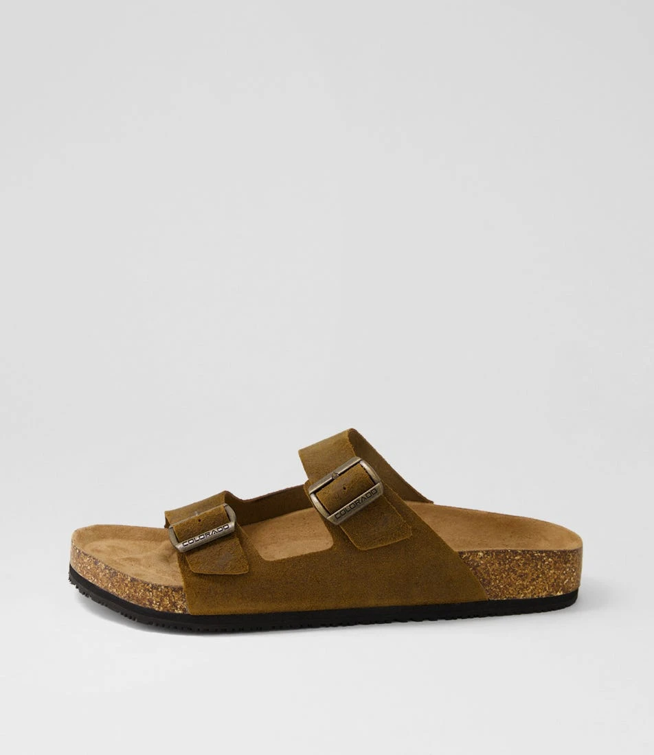 Karra Tobacco Oil Suede Slides 3 Karra Tobacco Oil Suede Slides