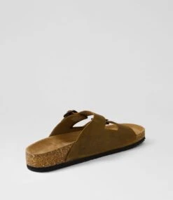 Karra Tobacco Oil Suede Slides 9 Karra Tobacco Oil Suede Slides -Lynx Shoes Shop CF11691E75RS 4