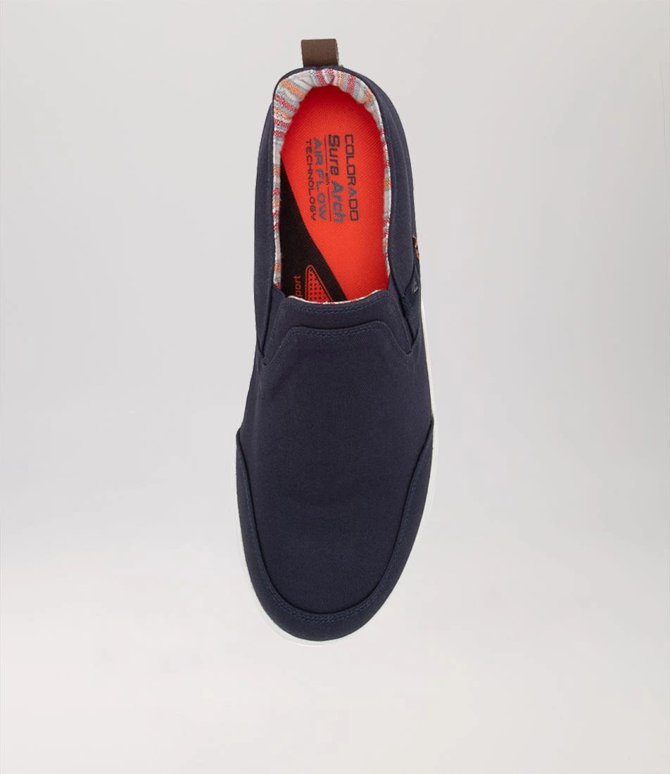 Nano Navy Canvas Sneakers 7 Nano Navy Canvas Sneakers - Image 5