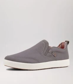 Nano Grey Canvas Sneakers 8 Nano Grey Canvas Sneakers -Lynx Shoes Shop CF11694GRYE0 3