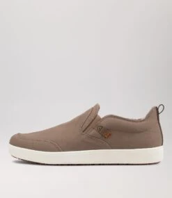 Nano Taupe Canvas Sneakers
