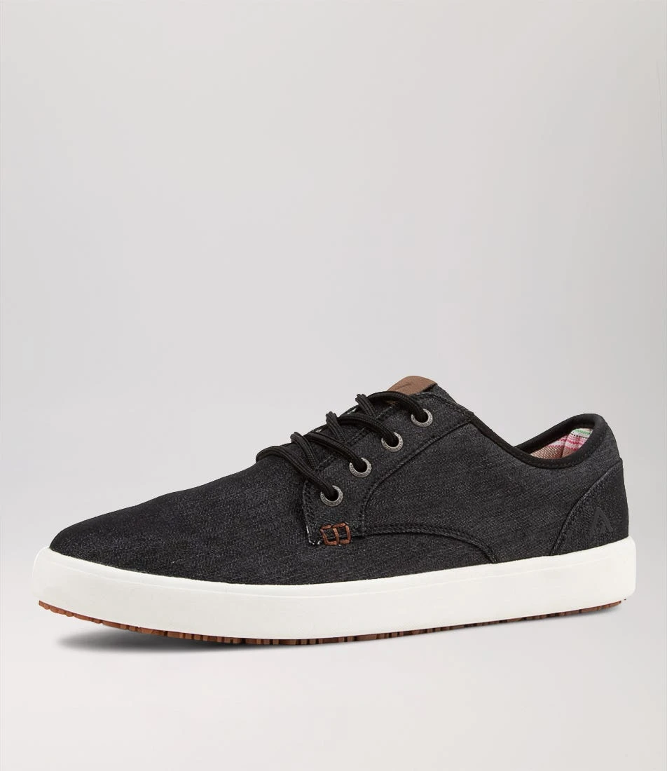 Nexus Black Denim Canvas Sneakers 4 Nexus Black Denim Canvas Sneakers - Image 2