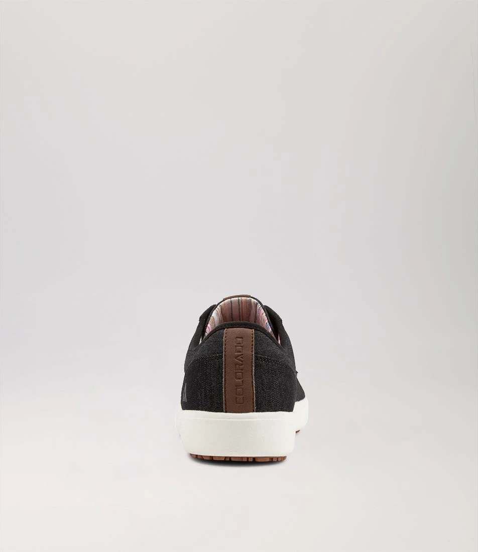 Nexus Black Denim Canvas Sneakers 5 Nexus Black Denim Canvas Sneakers - Image 3