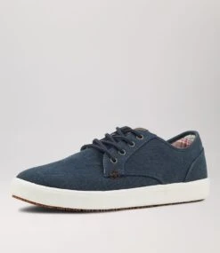 Nexus Dark Navy Canvas Sneakers -Lynx Shoes Shop CF11695D98CA 3