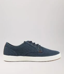 Nexus Dark Navy Canvas Sneakers -Lynx Shoes Shop CF11695D98CA 5