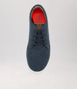 Nexus Dark Navy Canvas Sneakers -Lynx Shoes Shop CF11695D98CA 6