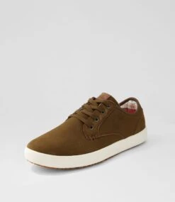 Nexus Dark Brown Nubuck Sneakers -Lynx Shoes Shop CF11695E25AG 3