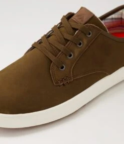 Nexus Dark Brown Nubuck Sneakers -Lynx Shoes Shop CF11695E25AG 6