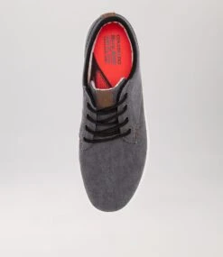 Nexus Grey Canvas Sneakers -Lynx Shoes Shop CF11695GRYCA 6