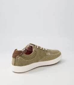 Nilson Taupe Canvas Sneakers -Lynx Shoes Shop CF11697NGVCA 4