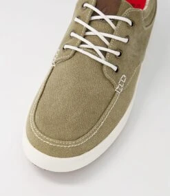 Nilson Taupe Canvas Sneakers -Lynx Shoes Shop CF11697NGVCA 5
