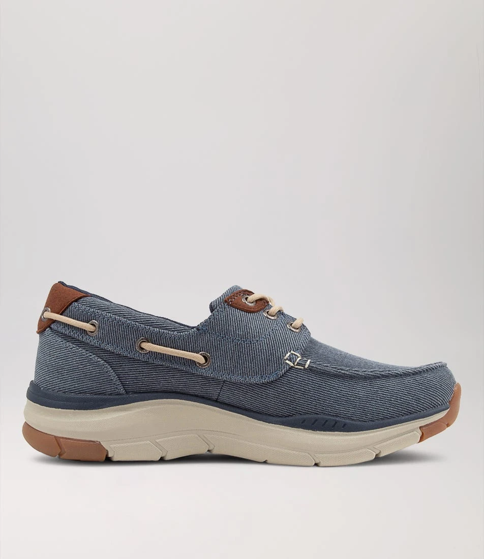 Zefta Navy Canvas Sneakers 6 Zefta Navy Canvas Sneakers - Image 4