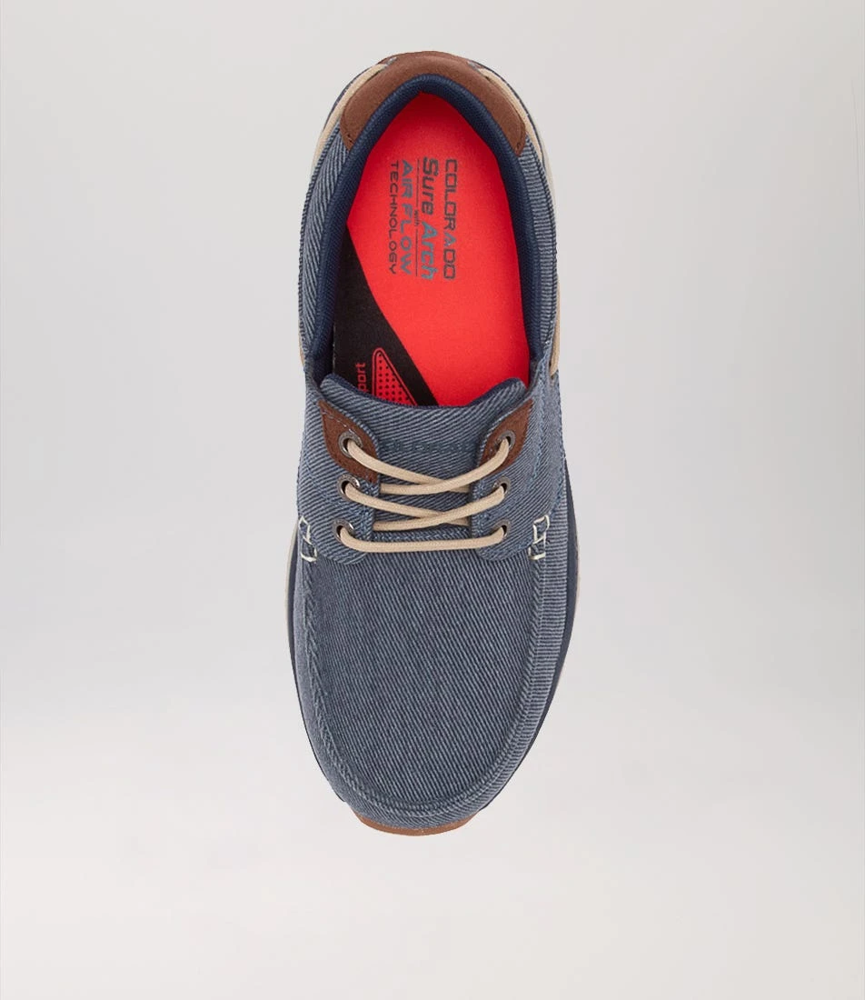 Zefta Navy Canvas Sneakers 7 Zefta Navy Canvas Sneakers - Image 5