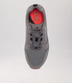 Zander Grey Microsuede Sneakers 11 Zander Grey Microsuede Sneakers -Lynx Shoes Shop CF11702GRYMS 6