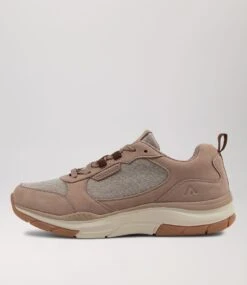 Zander Taupe Microsuede Sneakers