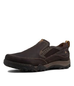 Boulder Dark Brown Oil Nubuck Flat Shoes -Lynx Shoes Shop CF11703E251T 2