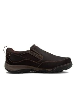 Boulder Dark Brown Oil Nubuck Flat Shoes -Lynx Shoes Shop CF11703E251T 5