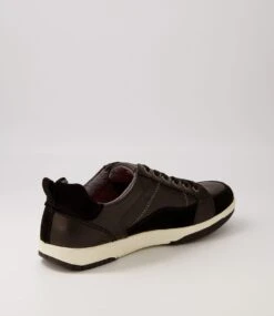 Vic Black Pull Up Leather Sneakers 10 Vic Black Pull Up Leather Sneakers -Lynx Shoes Shop CF11706BLA5Y 4