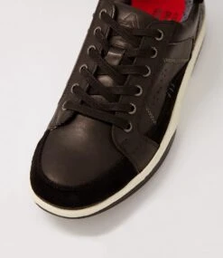 Vic Black Pull Up Leather Sneakers 11 Vic Black Pull Up Leather Sneakers -Lynx Shoes Shop CF11706BLA5Y 5