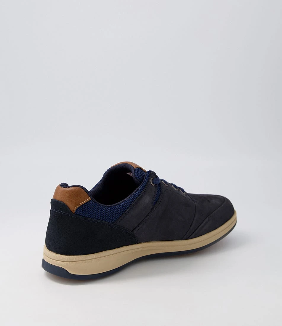 Cajun Navy Nubuck Lace Up Flats 5 Cajun Navy Nubuck Lace Up Flats - Image 3