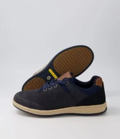 Cajun Navy Nubuck Lace Up Flats 11 Cajun Navy Nubuck Lace Up Flats -Lynx Shoes Shop CF11707DBYAG 6