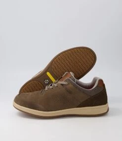 Cajun Taupe Nubuck Lace Up Flats 11 Cajun Taupe Nubuck Lace Up Flats -Lynx Shoes Shop CF11707NGVAG 6