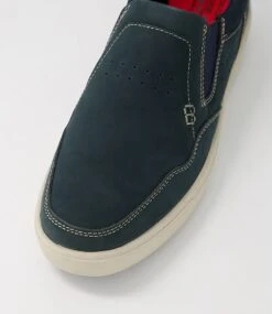 Julio Navy Nubuck Sneakers -Lynx Shoes Shop CF11708DBYAG 5