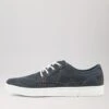 Albatross Mw Navy Printed Canvas Sneakers -Lynx Shoes Shop CF11709DBYBH 2