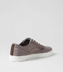 Albatross Mw Light Grey Washed Canvas Sneakers -Lynx Shoes Shop CF11709G943Q 4