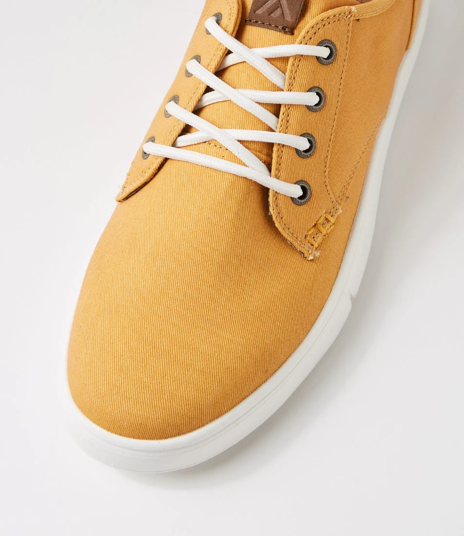 Albatross Mustard Canvas Sneakers 6 Albatross Mustard Canvas Sneakers - Image 4