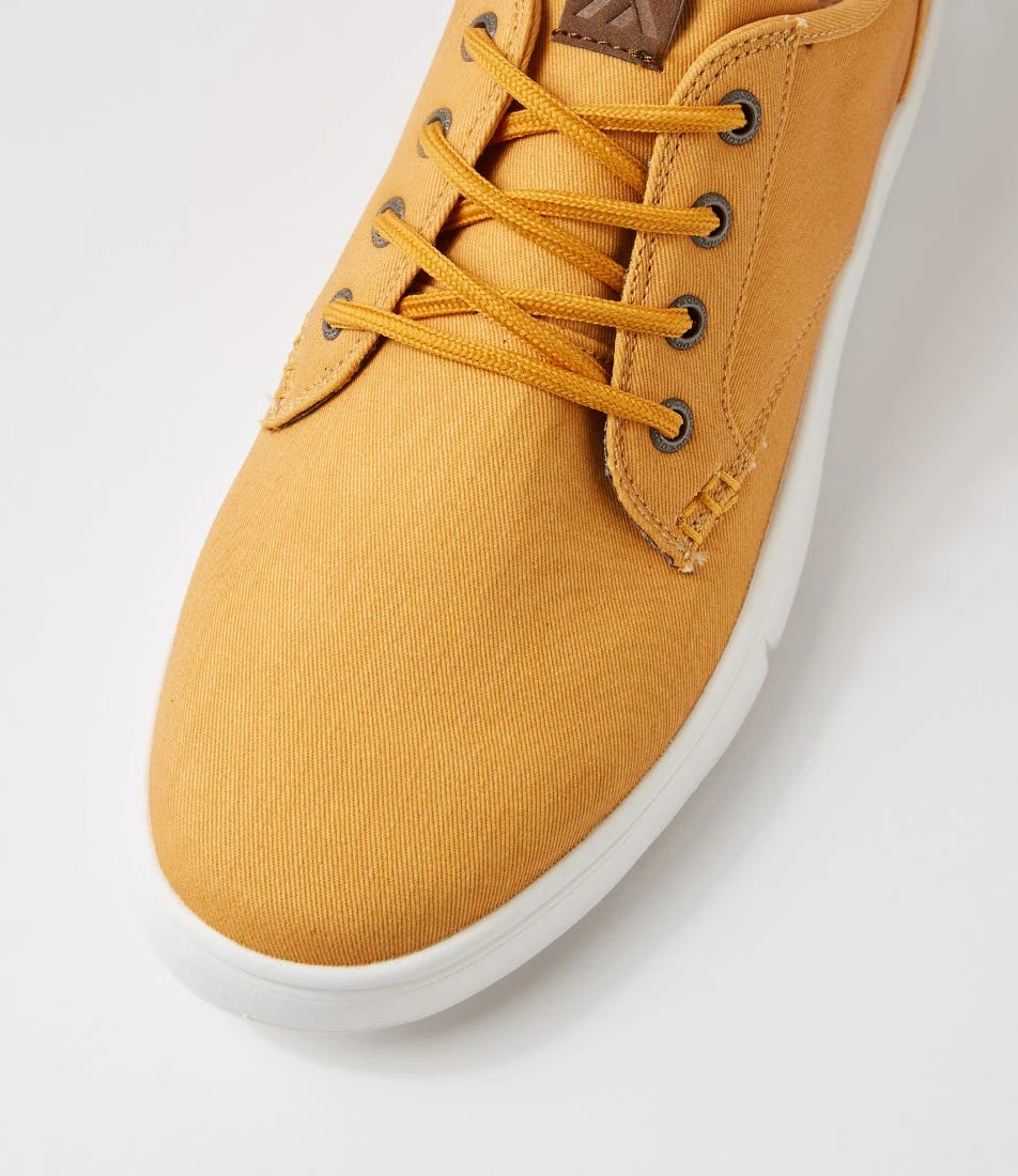 Albatross Mustard Canvas Sneakers 7 Albatross Mustard Canvas Sneakers - Image 5