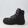 Scaffold Black Crazyhorse Leather Lace Up Boots -Lynx Shoes Shop CF11711BLAQB 2