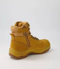 Scaffold Wheat Nubuck Lace Up Boots 9 Scaffold Wheat Nubuck Lace Up Boots -Lynx Shoes Shop CF11711TDZAG 4