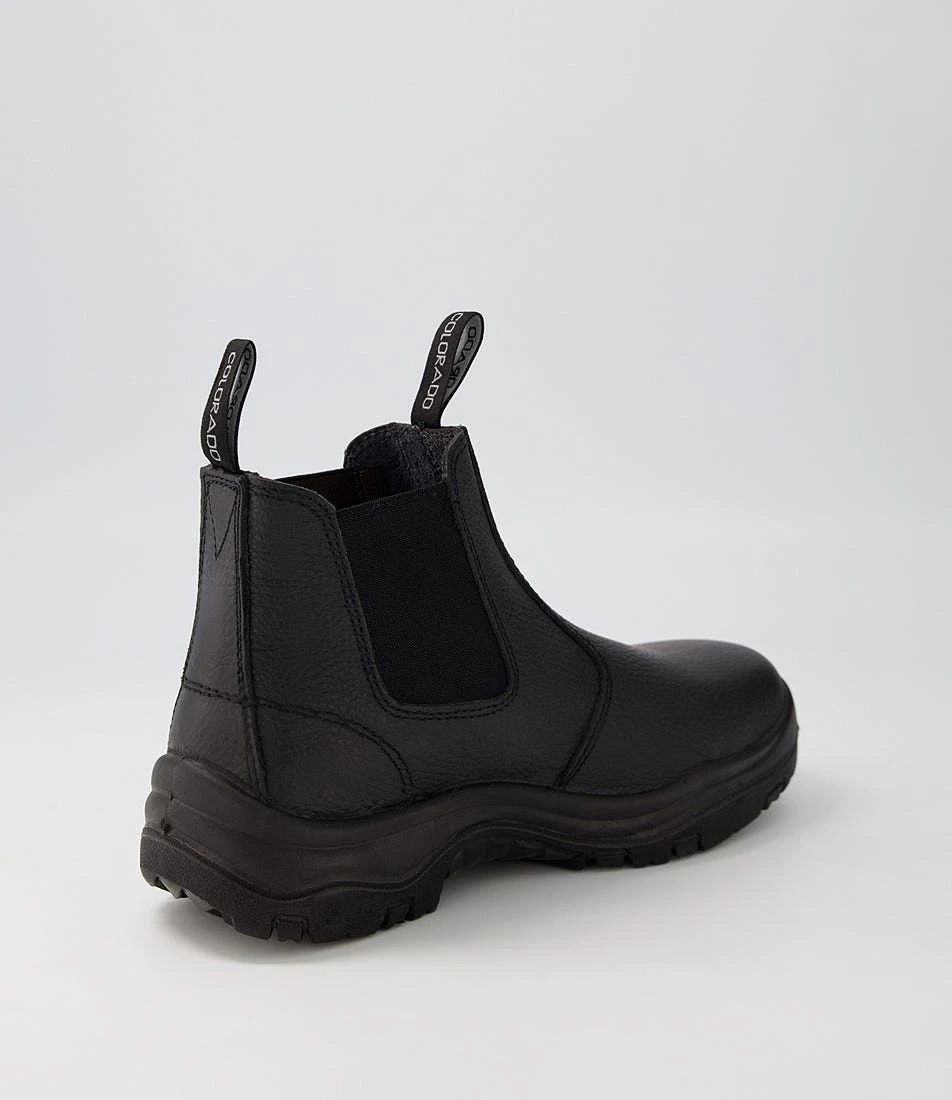Sovereign Black Tumble Leather Ankle Boots 5 Sovereign Black Tumble Leather Ankle Boots - Image 3