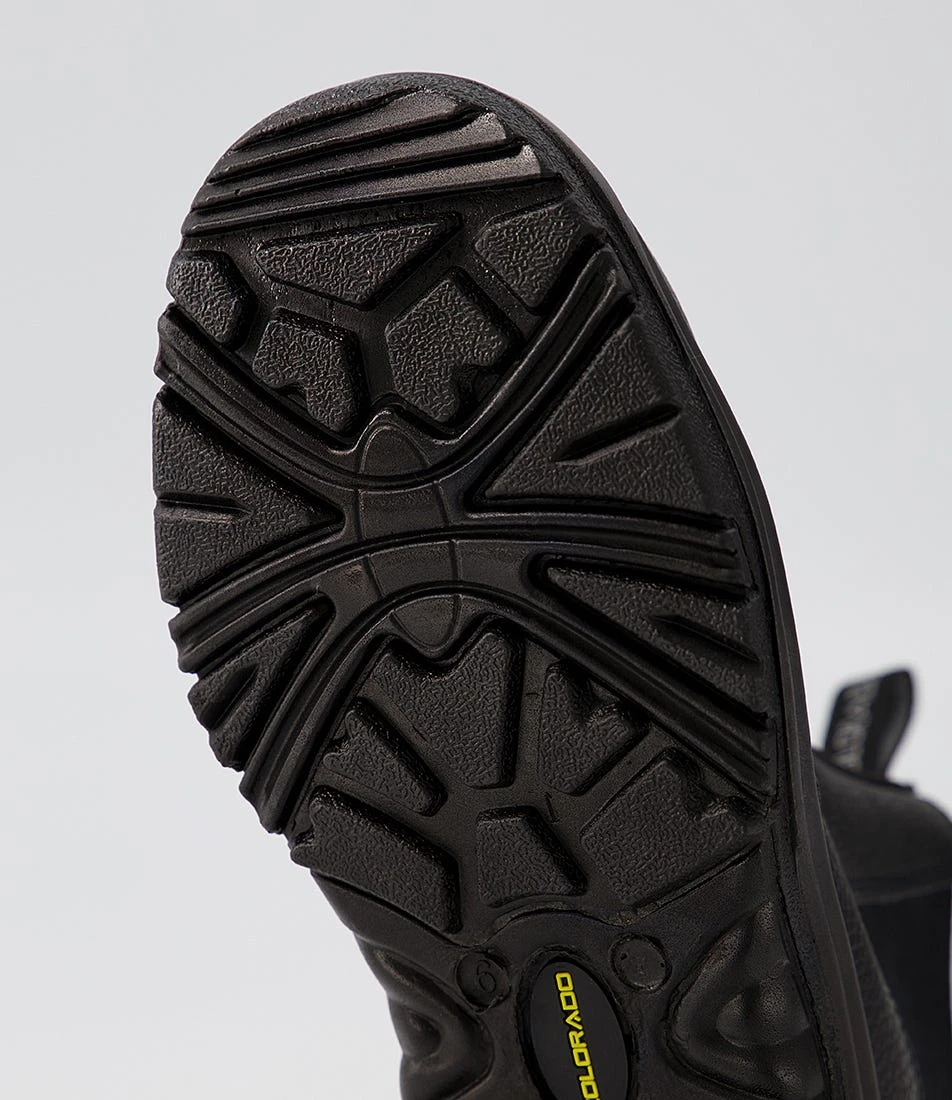 Sovereign Black Tumble Leather Ankle Boots 7 Sovereign Black Tumble Leather Ankle Boots - Image 5