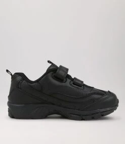 Sage Jnr E Adj Lol Black Leather Sneakers 9 Sage Jnr E Adj Lol Black Leather Sneakers -Lynx Shoes Shop CF11713BLALE 4