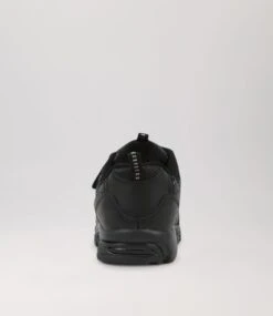 Sage Jnr E Adj Lol Black Leather Sneakers 10 Sage Jnr E Adj Lol Black Leather Sneakers -Lynx Shoes Shop CF11713BLALE 5