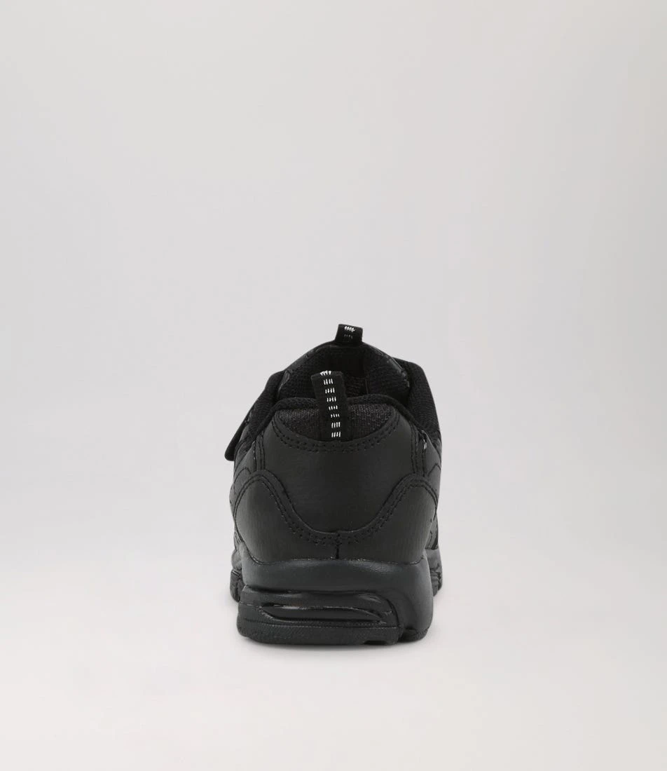 Sage Jnr E Adj Lol Black Leather Sneakers 6 Sage Jnr E Adj Lol Black Leather Sneakers - Image 4