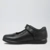 Sandy Jnr E Sb Black Leather Flat Shoes