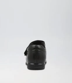 Sandy Jnr E Sb Black Leather Flat Shoes -Lynx Shoes Shop CF11727BLALE 5