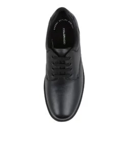 Peer Snr E Lace Black Leather Flat Shoes 11 Peer Snr E Lace Black Leather Flat Shoes -Lynx Shoes Shop CF11735BLALE 6