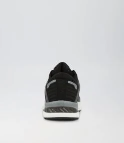 Compete Jnr Lace Black White Mesh Sneakers -Lynx Shoes Shop CF11737BCZAA 5